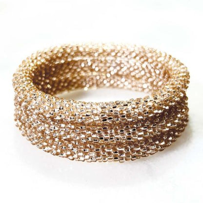 Bracelet népalais Doré