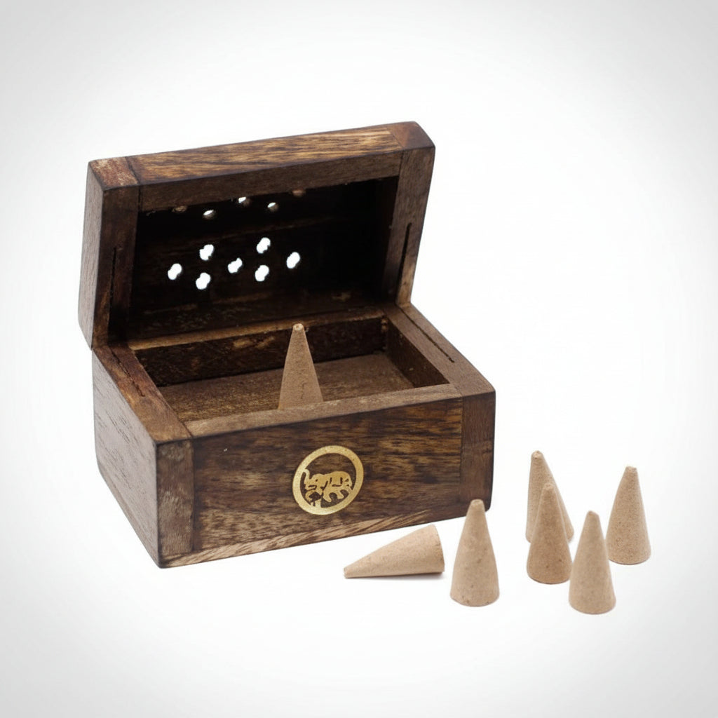 boite encens cone