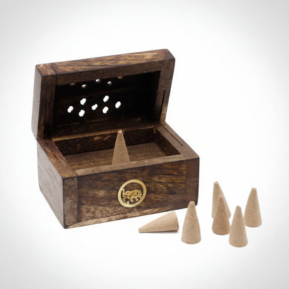 boite encens cone