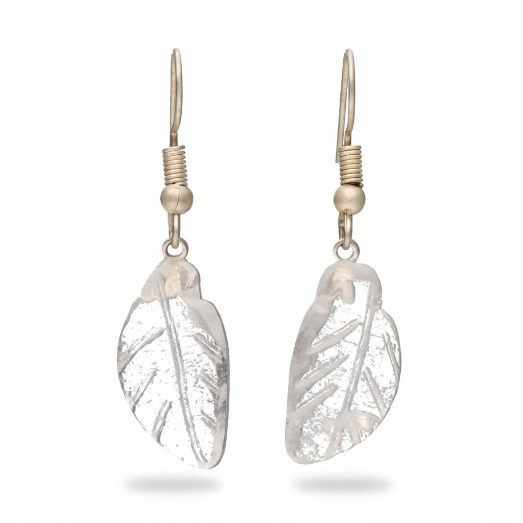 bo feuille quartz blanc