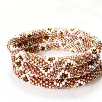 bracelet-nepalais-rose or et blanc