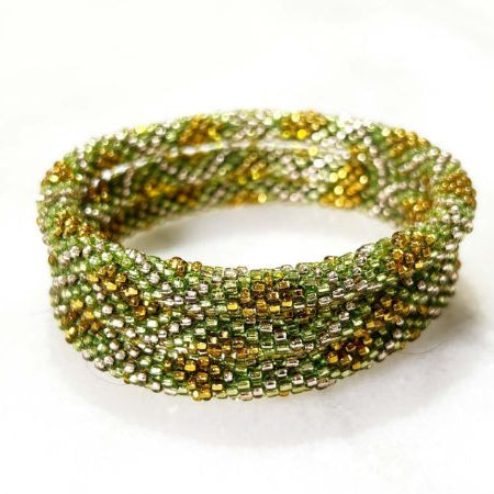 bracelet-nepalais-vert or argent