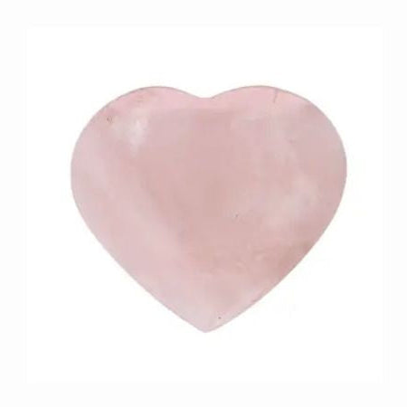 Coeur en quartz rose