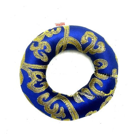Coussin doonut bleu