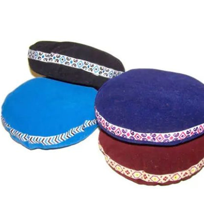 Site Coussin rond velours pour bol tibétain