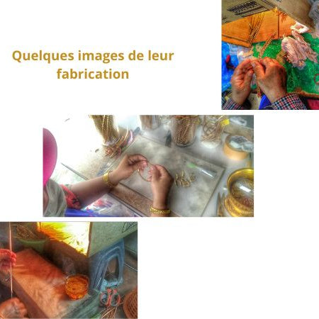 Fabrication des veritables bracelets Kumlai