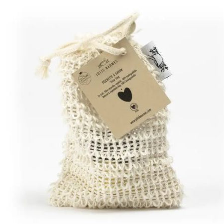 Pochette sauve savon en sisal