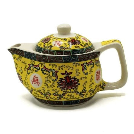 Théière orientale jaune 1